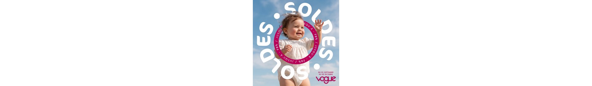 Soldes Bébé - Du 5 septembre au 2 octobre 2026 | Vogue